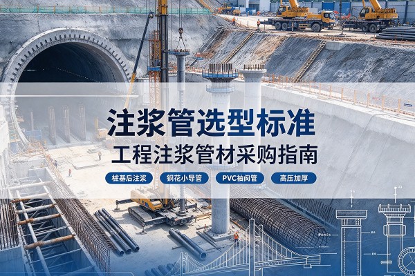 津南区注浆管选型标准